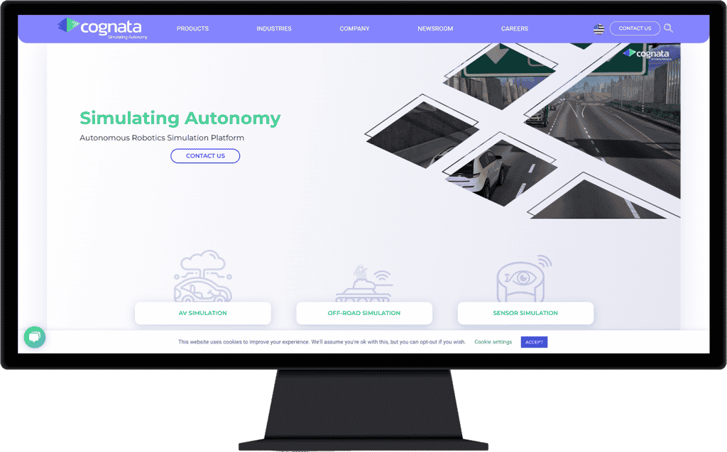 תמונה של אתר cognata בתצוגת מחשב נייח