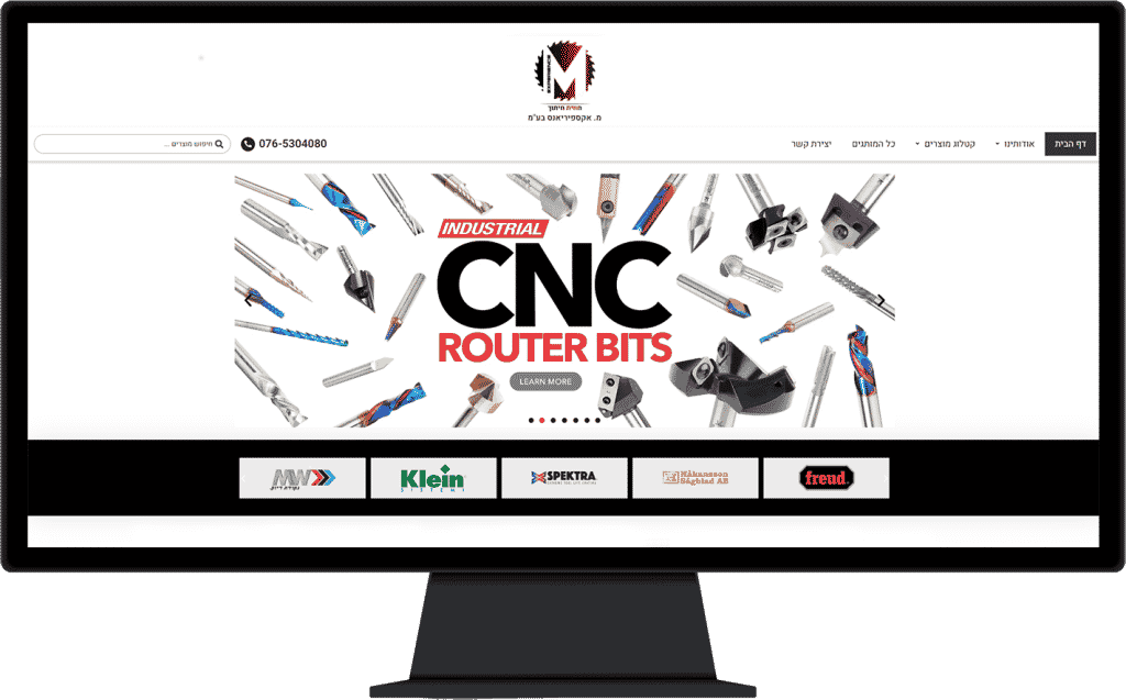 תמונה של אתר מ.אקספיריאנס בע"מ בתצוגת מחשב נייח