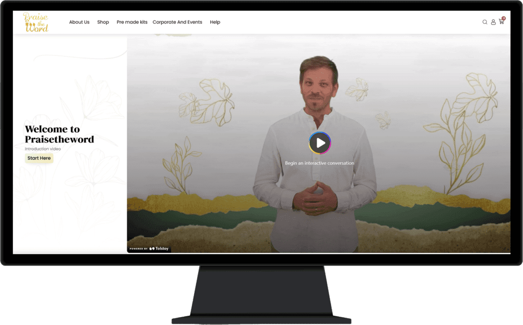תמונה של אתר Praise the Word בתצוגת מחשב נייח