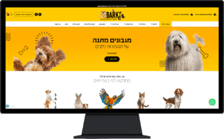 תמונה של אתר בארקי בתצוגת מחשב נייח