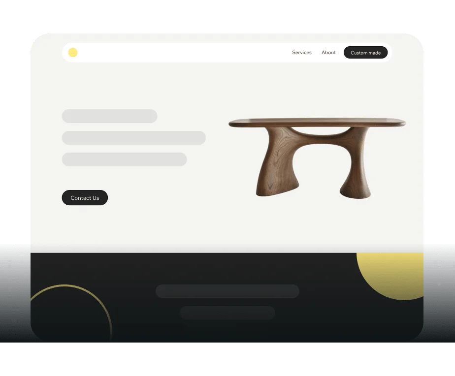 one page landing page